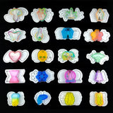 20 Silicone Mould Heart Shaped for Resin Epoxy Keychain Jewelry Making