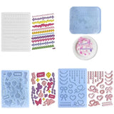 Heart Shaker Filler Mould Silicone Resin Mold DIY Keychain Pendant