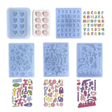 Heart Shaker Filler Mould Silicone Resin Mold DIY Keychain Pendant