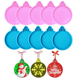 Christmas Ball Pendant Silicone Mold For Keychain Decor