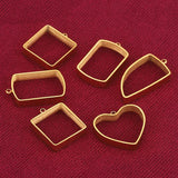 10pcs Heart Square Silicone Mold Earrings