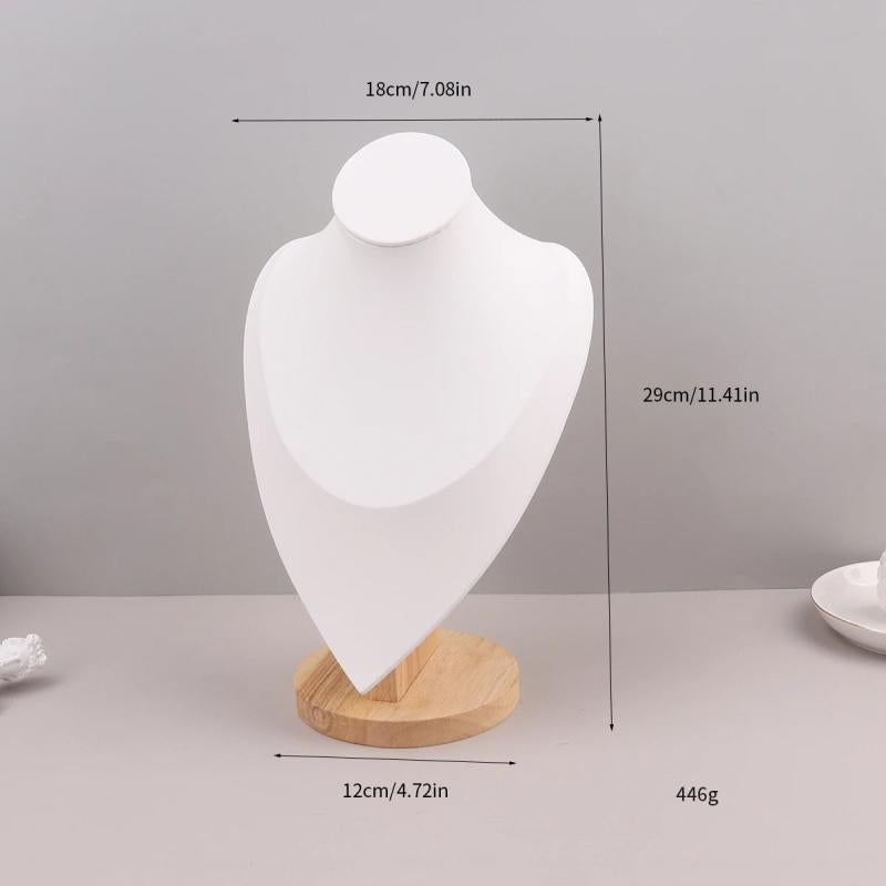 Velvet Portrait Necklace Display Stand