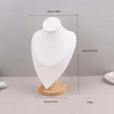 Velvet Portrait Necklace Display Stand