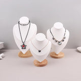 Velvet Portrait Necklace Display Stand