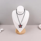 Velvet Portrait Necklace Display Stand