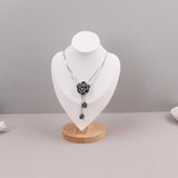 Velvet Portrait Necklace Display Stand