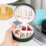 Portable Travel Jewelry Box Earrings Rings Storage