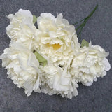 5 Artificial Peony Flower Heads Wedding Party Christmas DIY Decor