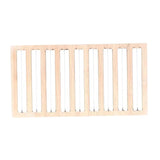 9 Lines Jewelry Bamboo Display Stand Showcase Ring Organizer Tray