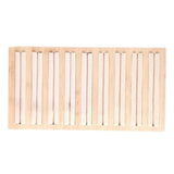 9 Lines Jewelry Bamboo Display Stand Showcase Ring Organizer Tray