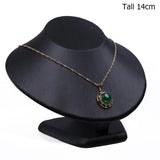 Faux Leather Mannequin Necklace Display Rack