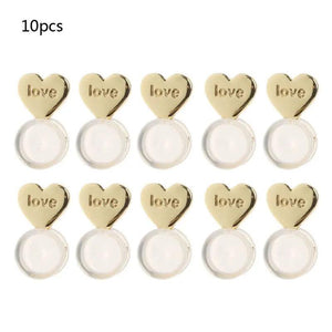 10Pcs Heart Love Earring Lifters Hypoallergenic Support Backs