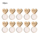 10Pcs Heart Love Earring Lifters Hypoallergenic Support Backs