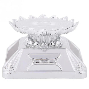 Solar Display Cabinet Rotating Turntable LED Lamp Jewelry Ring Watch