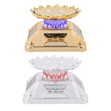 Solar Display Cabinet Rotating Turntable LED Lamp Jewelry Ring Watch
