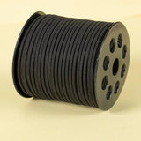 3mm Flat Faux Suede Braided Cord for Jewelry Making