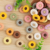 Kovict 10Pcs 20/30MM Flower Silicone Beads for Jewelry DIY Necklace Pacifier