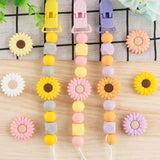 Kovict 10Pcs 20/30MM Flower Silicone Beads for Jewelry DIY Necklace Pacifier