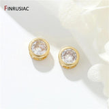 14k Plated Zircon Heart Spacer Beads Jewelry Making Supplies