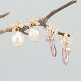 18k Rhodium Plated Zircon Charms for DIY Earrings