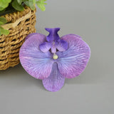 16pc Artificial Latex Phalaenopsis Butterfly Orchid Flowers Head DIY Wedding
