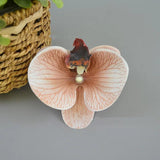 16pc Artificial Latex Phalaenopsis Butterfly Orchid Flowers Head DIY Wedding