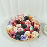 30Pcs Mini Rose Artificial Flower Heads DIY Decoration