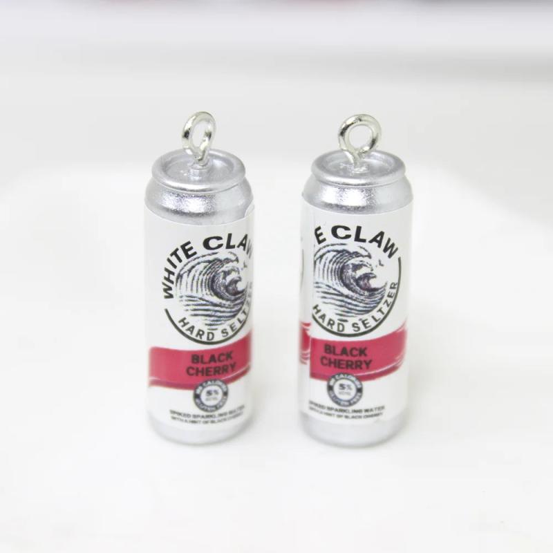 10Pcs Resin 3D Drink Can Charms Pendant DIY Jewelry Making