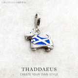 925 Sterling Silver Westie Dog Pendant Charm Jewelry Gift