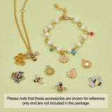Bees Daisy Honeycomb Alloy Enamel Charms Elephant Cow Animal DIY