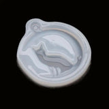 Moon Cat Charm Pendant Silicone Mold for Resin Casting