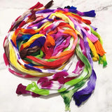 20pcs Multicolor Tensile Stocking Flowers Accessory Wedding DIY Craft