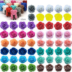 Foam Rose Head for DIY Wedding Decoration