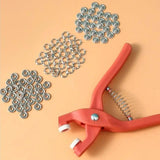 9.5MM Five Jaw Buckle Pliers Set Tool DIY Craft Sewing Snap Buttons