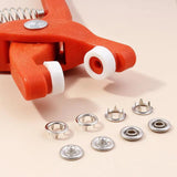 9.5MM Five Jaw Buckle Pliers Set Tool DIY Craft Sewing Snap Buttons