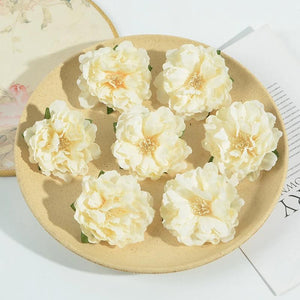 Artificial Silk Peony Flower Heads for Wedding Home Christmas DIY Craft