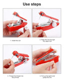 Portable Hand-Held Sewing Machine DIY Apparel Sewing