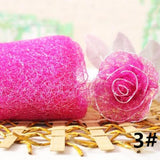1pcs Flower Stocking Gold/Silver Silk Flower DIY Nylon Material