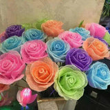 1pcs Flower Stocking Gold/Silver Silk Flower DIY Nylon Material