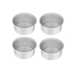 Small Round Cake Pans with Removable Bottom for Mini Cheesecakes