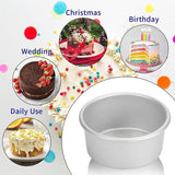 Small Round Cake Pans with Removable Bottom for Mini Cheesecakes