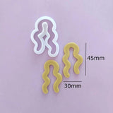 Cake Roll Shape Clay Cutter DIY Earring Jewelry Pendant Cutting Mold