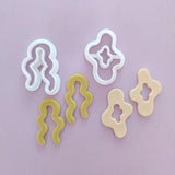 Cake Roll Shape Clay Cutter DIY Earring Jewelry Pendant Cutting Mold