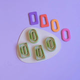 Cake Roll Shape Clay Cutter DIY Earring Jewelry Pendant Cutting Mold
