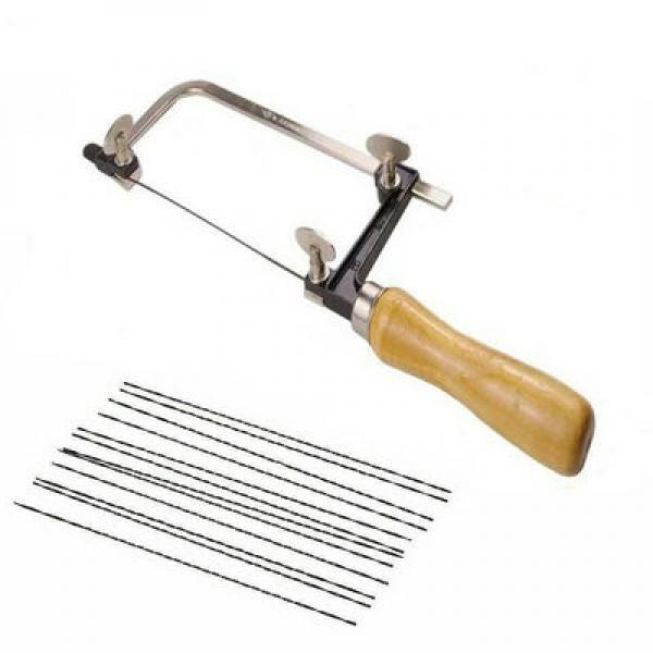 Adjustable Saw Bow Wooden Handle Jewelry U-shaped Cover Jig Saw Frame