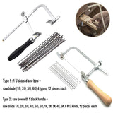 Adjustable Saw Bow Wooden Handle Jewelry U-shaped Cover Jig Saw Frame