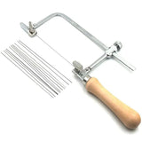 Adjustable Saw Bow Wooden Handle Jewelry U-shaped Cover Jig Saw Frame
