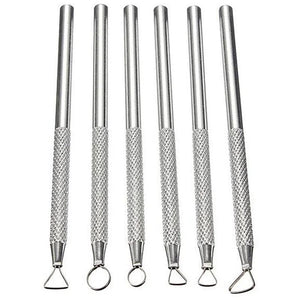 6 Pcs Clay Sculpting Tools Set Pottery Carving Ribbon Wire Loop Detail