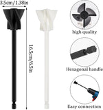 4pcs Ceramic Glaze Stirring Rod Mix Epoxy Mold Tools Resin Mixer Paddles