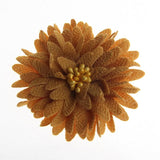 10PCS 7.5CM Artificial Fabric Flower Head DIY Wedding Shoes Headdress